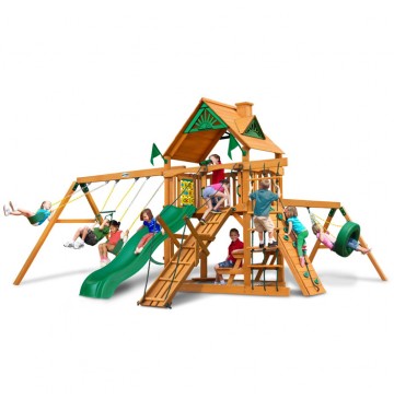 Frontier Swing Set With Wood Roof & Amber Posts - 01-0004-AP-360x365.jpg